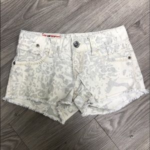 Grey and Cream Colored Shorts, Super Cute!